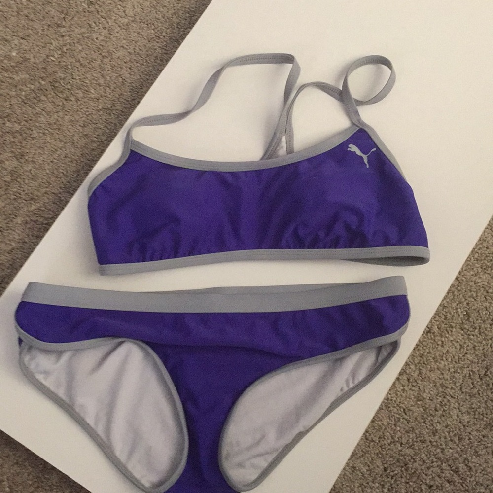 Puma bikini purple and silver large